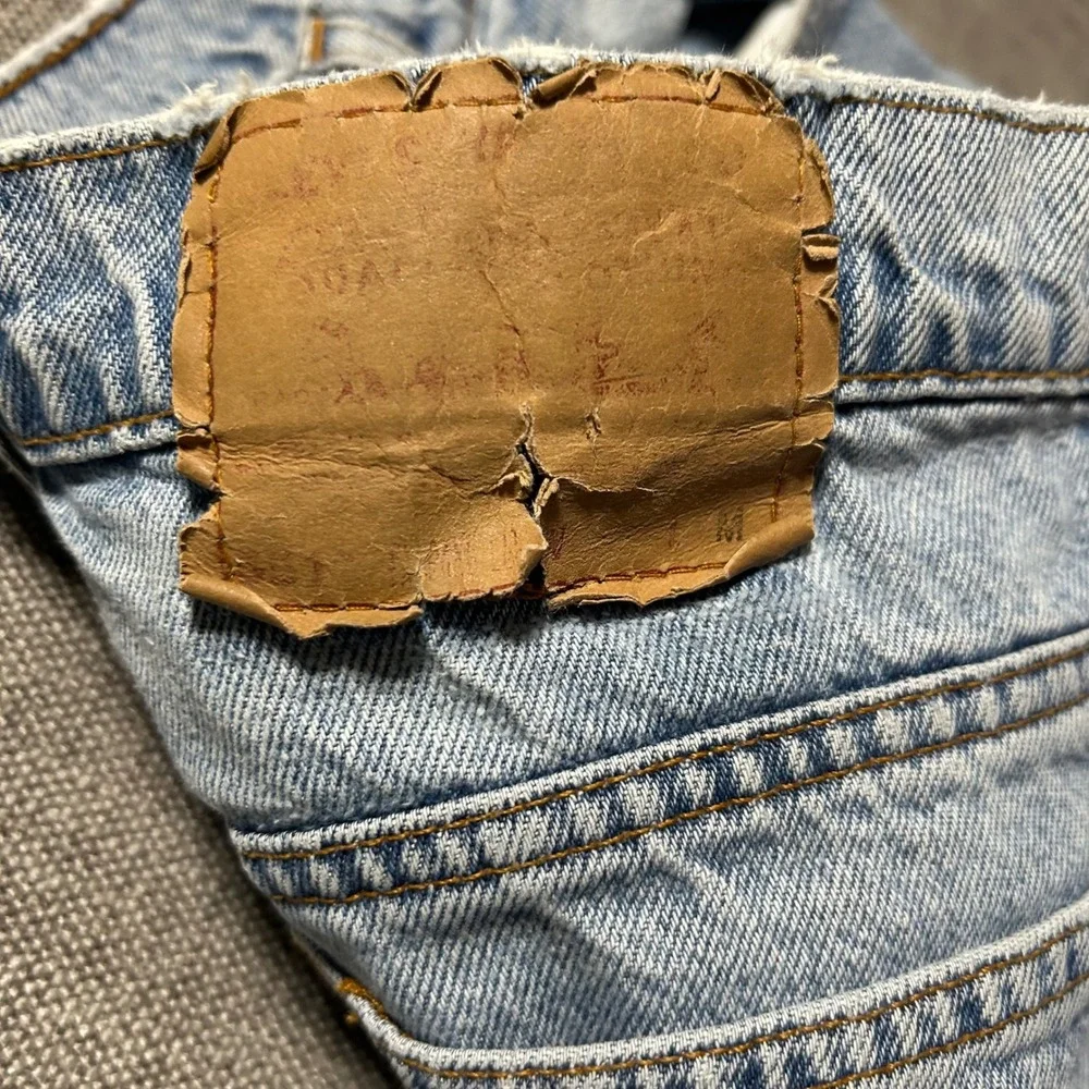 Levi's 551 Jeans Mens 36x30 Light Blue Relaxed Tapered Fit Vintage